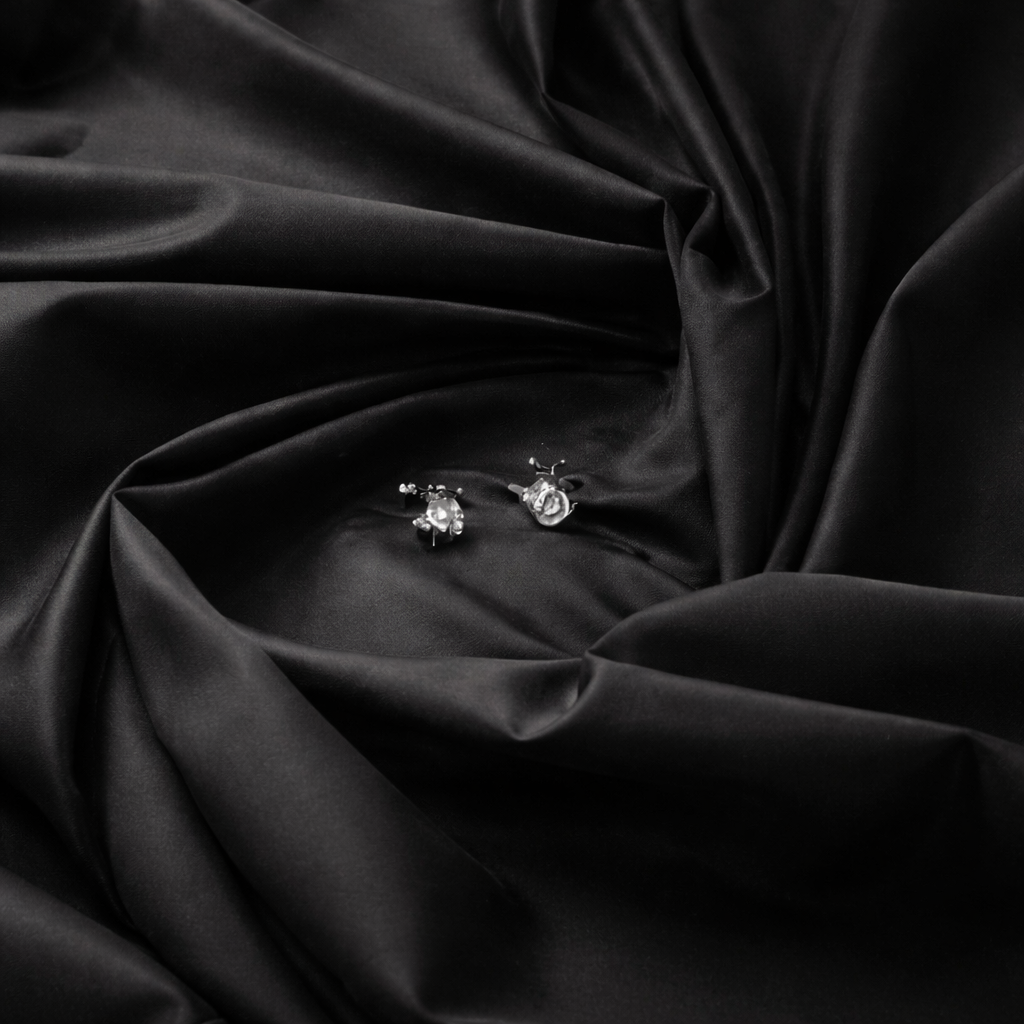 premium black fabric by The Fashion Fabric | Yamunanagar