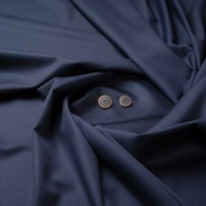 Elegant Super Blue Fabric | 170s Count & 65% Australian Merino Wool | Cavalero Italy