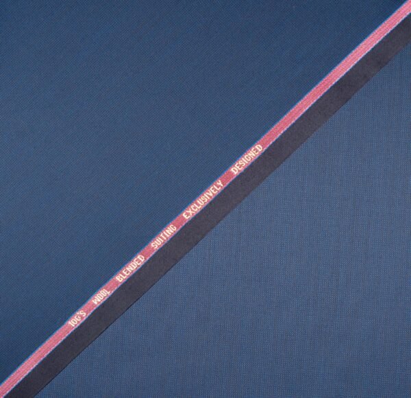 Premium Navy Blue Fabric | 100s Counts & 20% Marino Wool | Georgia Gullini - Image 3