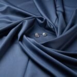 Premium Navy Blue Fabric | 100s Counts & 20% Marino Wool | Georgia Gullini