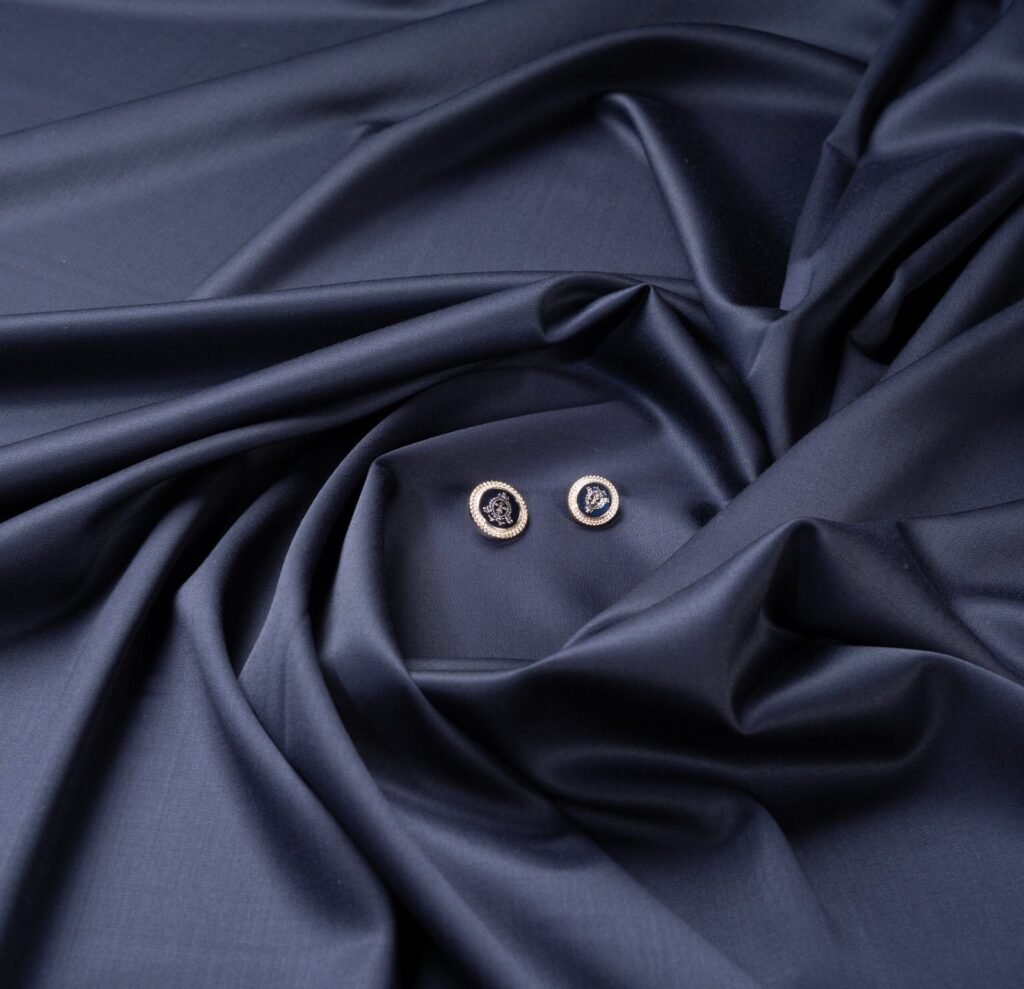 Super Z-Blue Fabric | 150s Counts & 95% Australian Marino Wool | Cavalero Italy