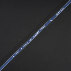 Reid & Taylor | Premium Black Fabric | 110s Count & 45% Australian Merino Wool Suiting (Unstitched) - Image 3