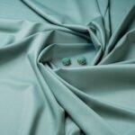 Trendy Pastel Green Fabric | 120s Count & 30% Australian Merino Wool | Canetti Italy by fashion febric