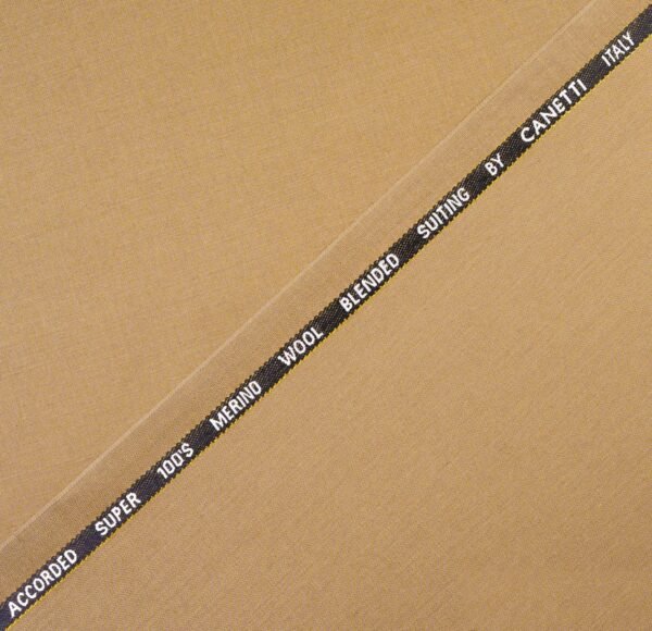 Premium Camel Fabric | 100 Counts & 20% Marino Wool | Canetti Italy - Image 3