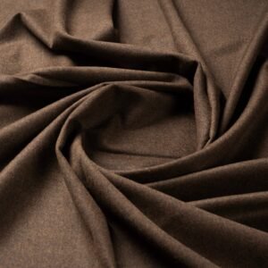 Premium Brown Fabric | 100% Wool Suiting Fabric | Cavalero Italy - Image 3