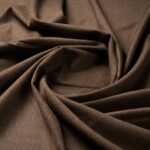 Premium Brown Fabric | 100% Wool Suiting Fabric | Cavalero Italy | The Fashion Fabric