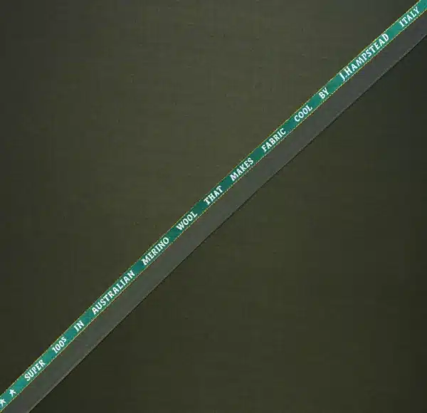 Silver Green Fabric | 100s Count & 20% Australian Merino Wool | J.Hampstead - Image 3