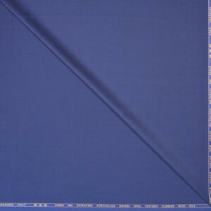 Royal Blue Cavalero Italy Super 150’s Extra Fine Australian 50% Merino Wool Suiting Fabric (10 %Silk Blend) - Image 3