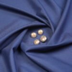 Royal Blue Cavalero Italy Super 150’s Extra Fine Australian 50% Merino Wool Suiting Fabric (10 %Silk Blend) by fashion febric by fashion fabric