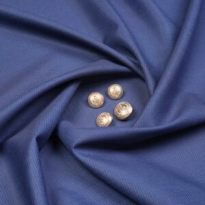 Royal Blue Cavalero Italy Super 150’s Extra Fine Australian 50% Merino Wool Suiting Fabric (10 %Silk Blend) by fashion febric by fashion fabric