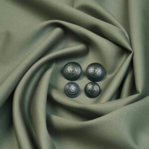 John Cavendish | Sage Green | Super 150s Superfine All Wool 2 Ply Suiting Fabric