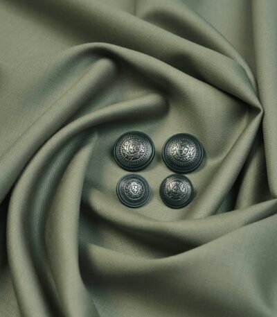 John Cavendish | Sage Green | Super 150s Superfine All Wool 2 Ply Suiting Fabric