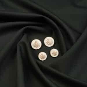 Ultra-Premium Dark Green Fabric 180s Count & 95% Australian Merino Wool Cavalero Italy