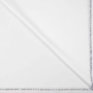 Supima Cotton Super High White 100/2 Ligera Shirt - Image 3
