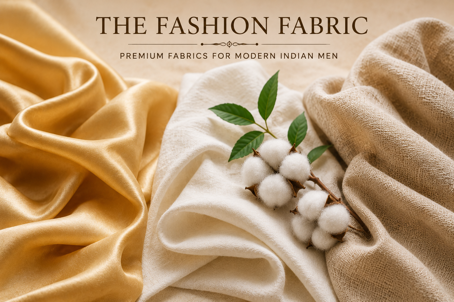 Traditional and Modern Fabric Trends for Indian Men in 2026 | The Fashion Fabric