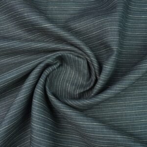 The Original Irish Heritage Linen Estd. 1912 – Emerald by Burgoyne | Dark Grey shade | 60 Lea Pure Linen by the fashion Fabric