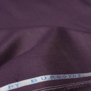 Burgoyne Original Irish Heritage Linen Estd. 1912 – Emerald  | Unstitched Shirting Fabric (Purple Colour) | 60 Lea 100% Pure Linen - Image 3