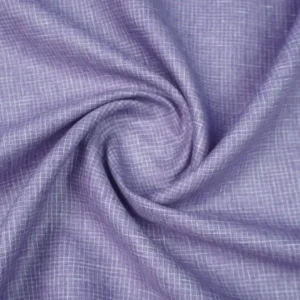 💜 J.Hampstead 100% European Linen | 60 Lea | Purple Self Design