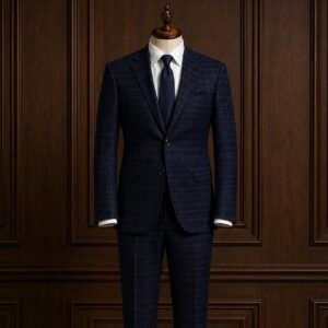 Cavalero Blue Suiting Fabric
