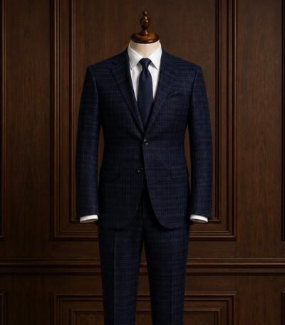 Cavalero Blue Suiting Fabric