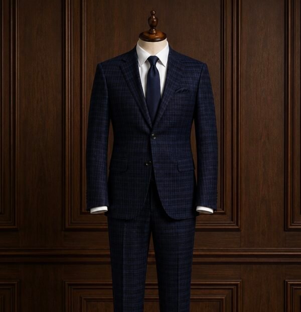 Cavalero Blue Suiting Fabric