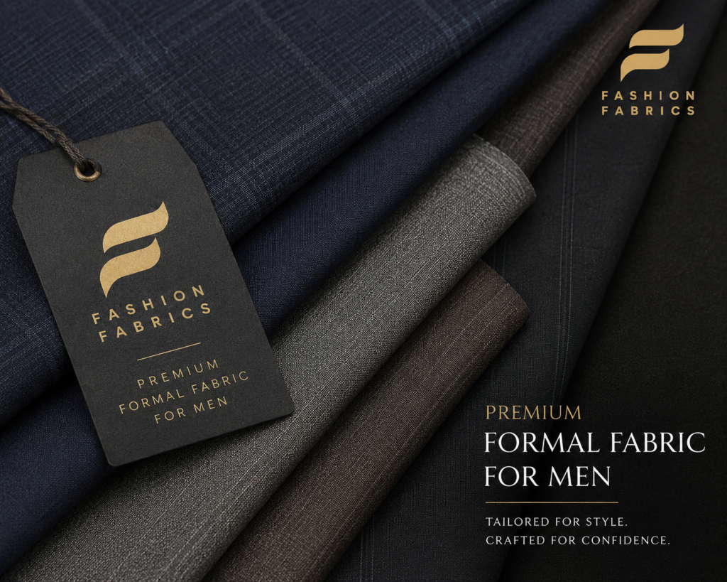 Premium Formal Fabrics for Men's Wear in Bangalore by Fashion Fabrics