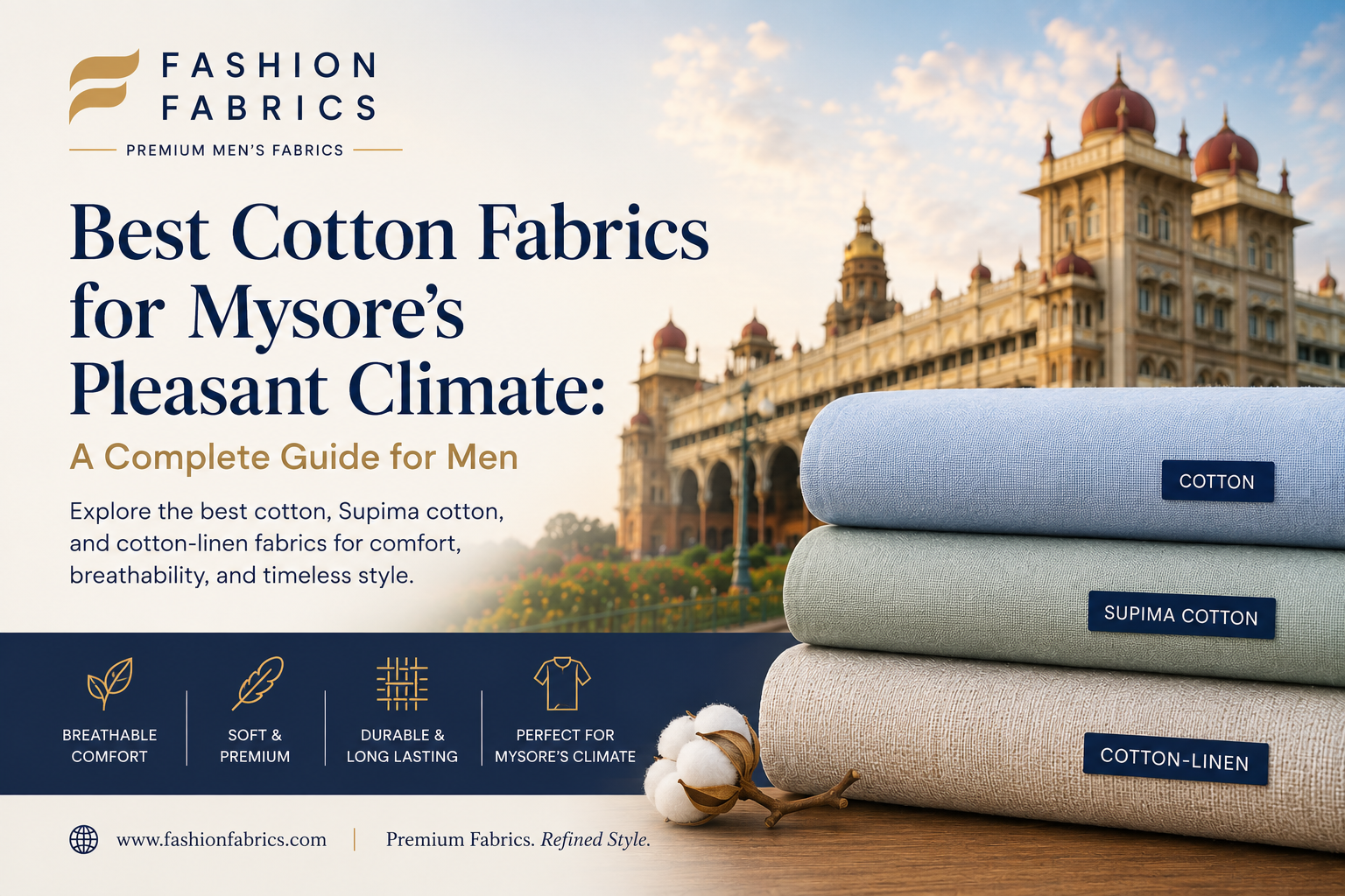 Best Cotton Fabrics for Mysore's Pleasant Climate | The Fashion Fabric