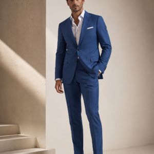 Blue Suiting Fabric