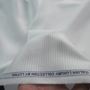 White Cotton Shirting Fabric