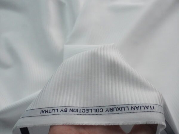 White Cotton Shirting Fabric