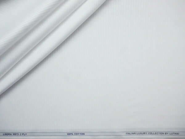 White Cotton Shirting Fabric