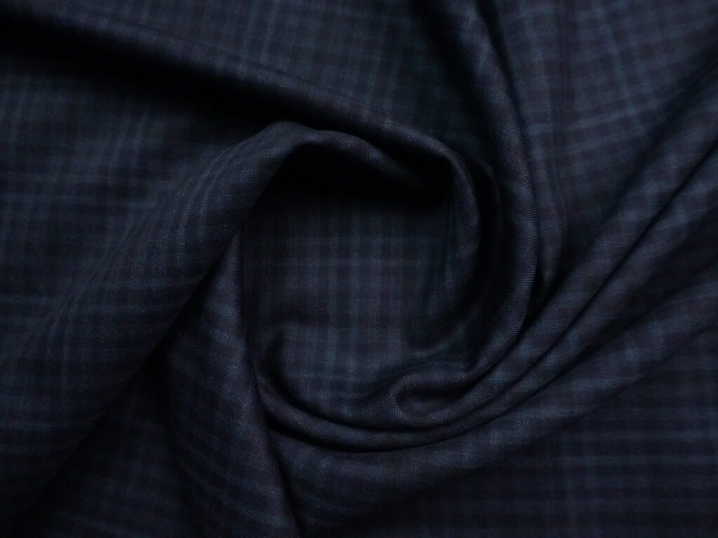 Cavalero Blue Suiting Fabric