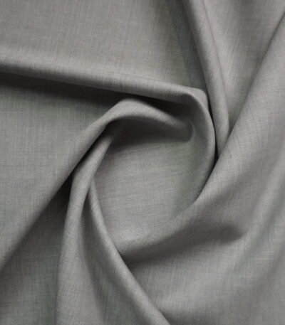 Light Grey Suiting Fabric Cavalero Super 110 Wool