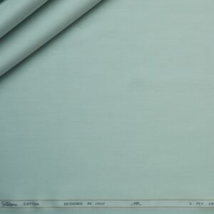 Mint Green Cotton Shirting Fabric