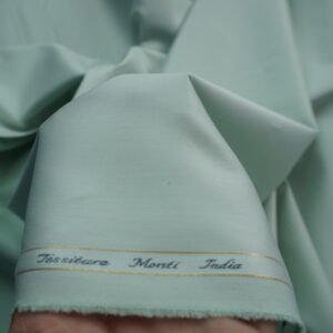 Mint Green Cotton Shirting Fabric