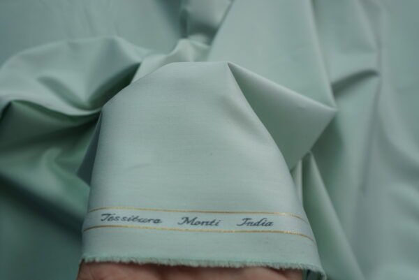 Mint Green Cotton Shirting Fabric