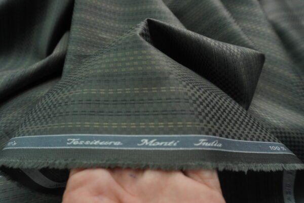 Dark Green Shirting Fabric