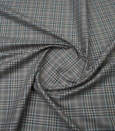 Monti Superfine Giza Cotton Checks Shirt Fabric