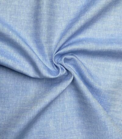 Navy Blue Linen Suiting Fabric