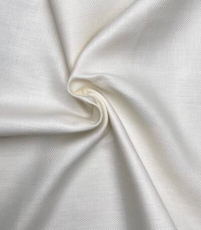 Cream Linen Suiting Fabric