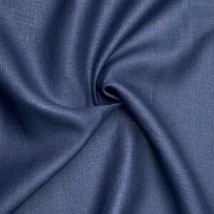 Navy Blue Linen Suiting Fabric | Best Burgoyne 40 Lea | The Fashion Fabric, ynr