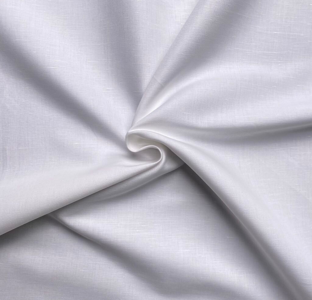 White Linen Fabric