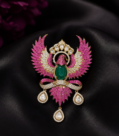 Luxury Peacock Brooch