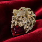 Luxury Lion Brooch