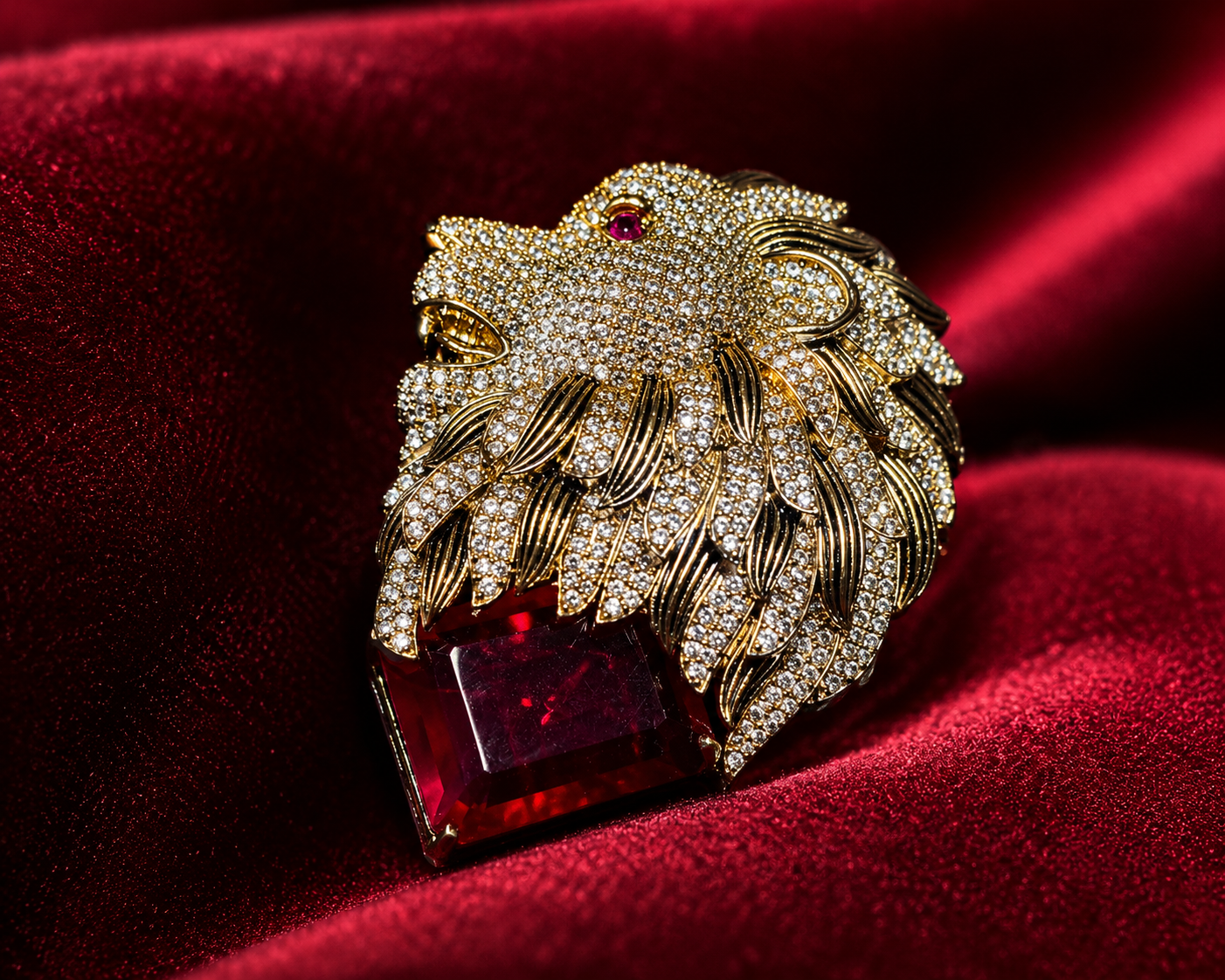 Luxury Lion Brooch Luxury Lion Brooch
