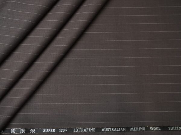 Merino Wool Stripe Suiting Fabric