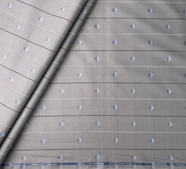 Monti Self Design Fabric | Best Tessitura Monti Shirt Fabric (Copy) - Image 3