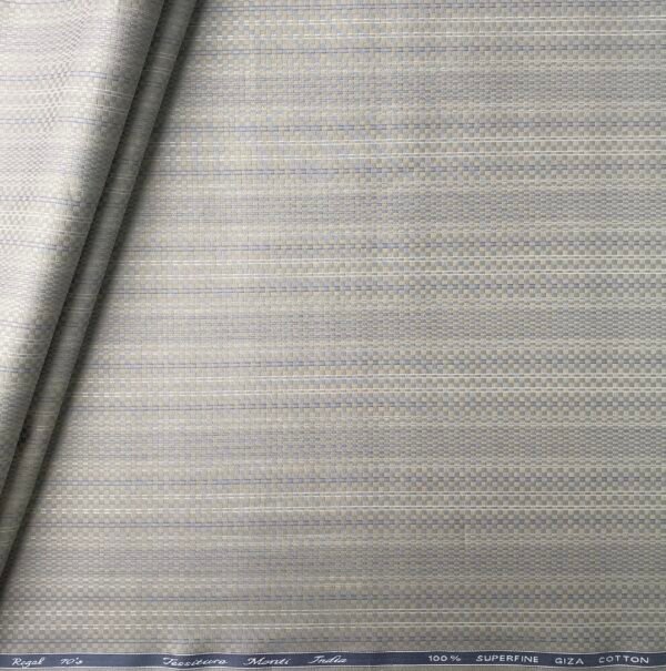 Monti Regal Self Design Fabric | Best Regal 70’s Shirt Fabric - Image 3