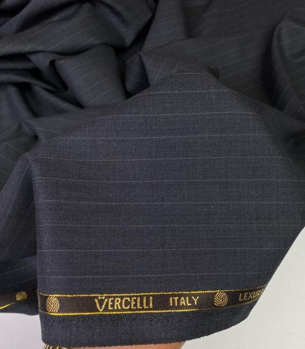 Vercelli Lexus Stripe Suiting Fabric
