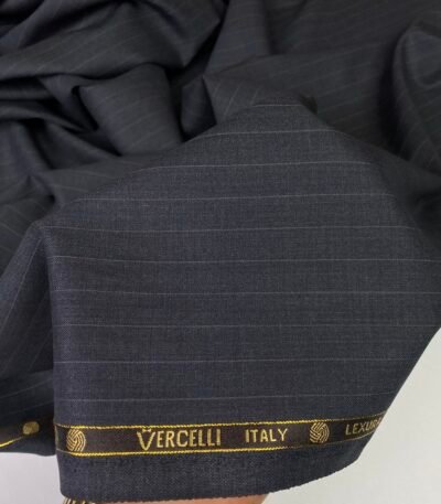 Vercelli Lexus Stripe Suiting Fabric